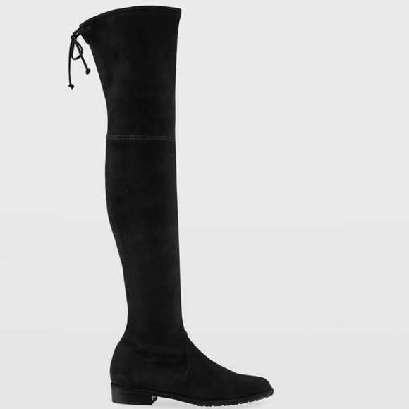 Stuart Weitzman Shoes - Stuart Weitzman LowLand Knee High Black Suede Boots 7